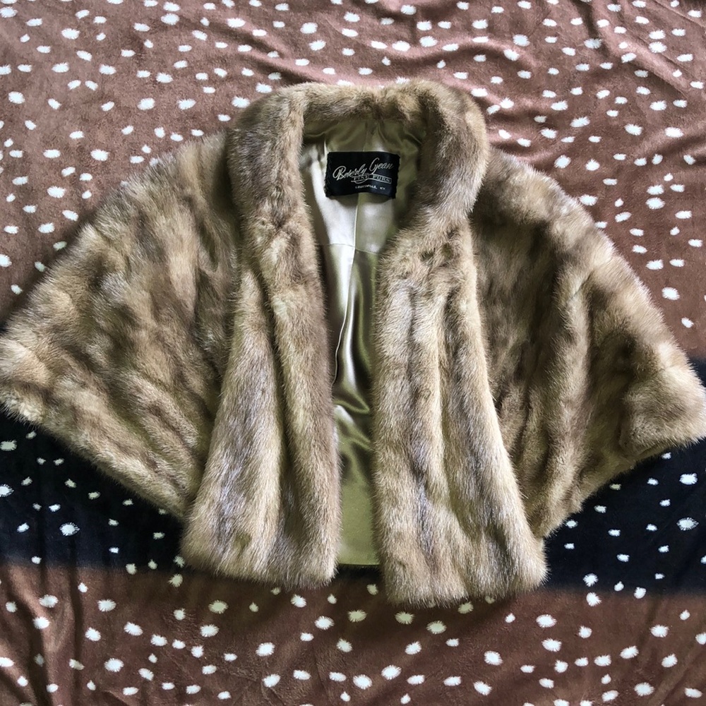 Mink Taupe Gold shawl, Louisville KY